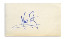 Neil Armstrong Signature, With NASA Photo of Armstrong -- With Steve Zarelli COA